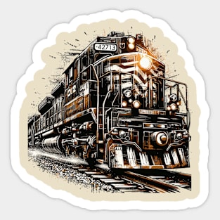 Diesel locomotive Sticker